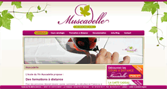 Desktop Screenshot of ecole-muscadelle.fr